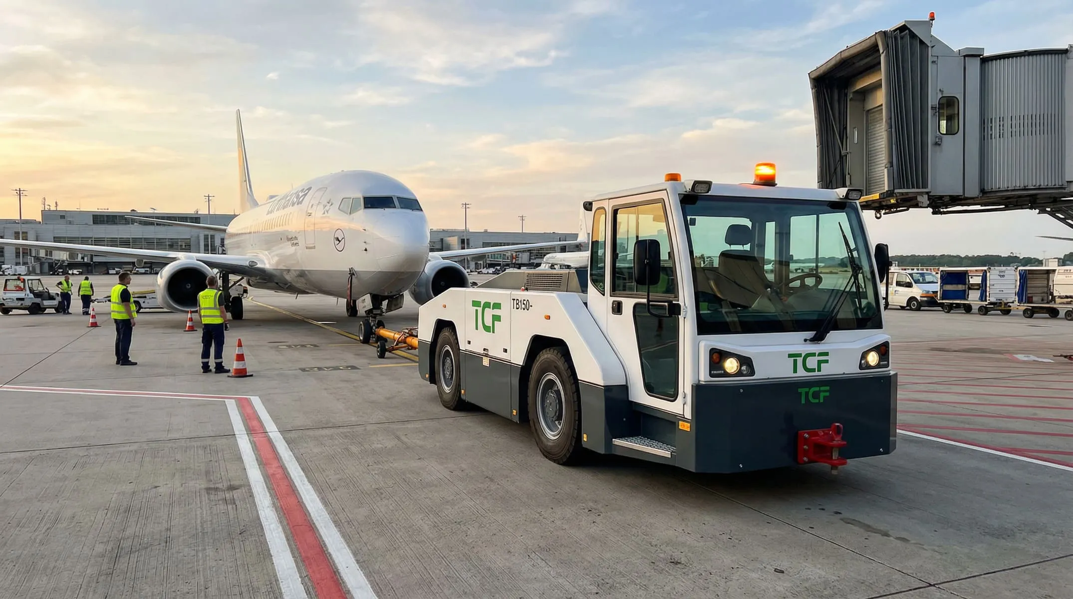 Аэродромная техника TCF купить у официального дилера | Тягачи и спецтехника для аэропортов